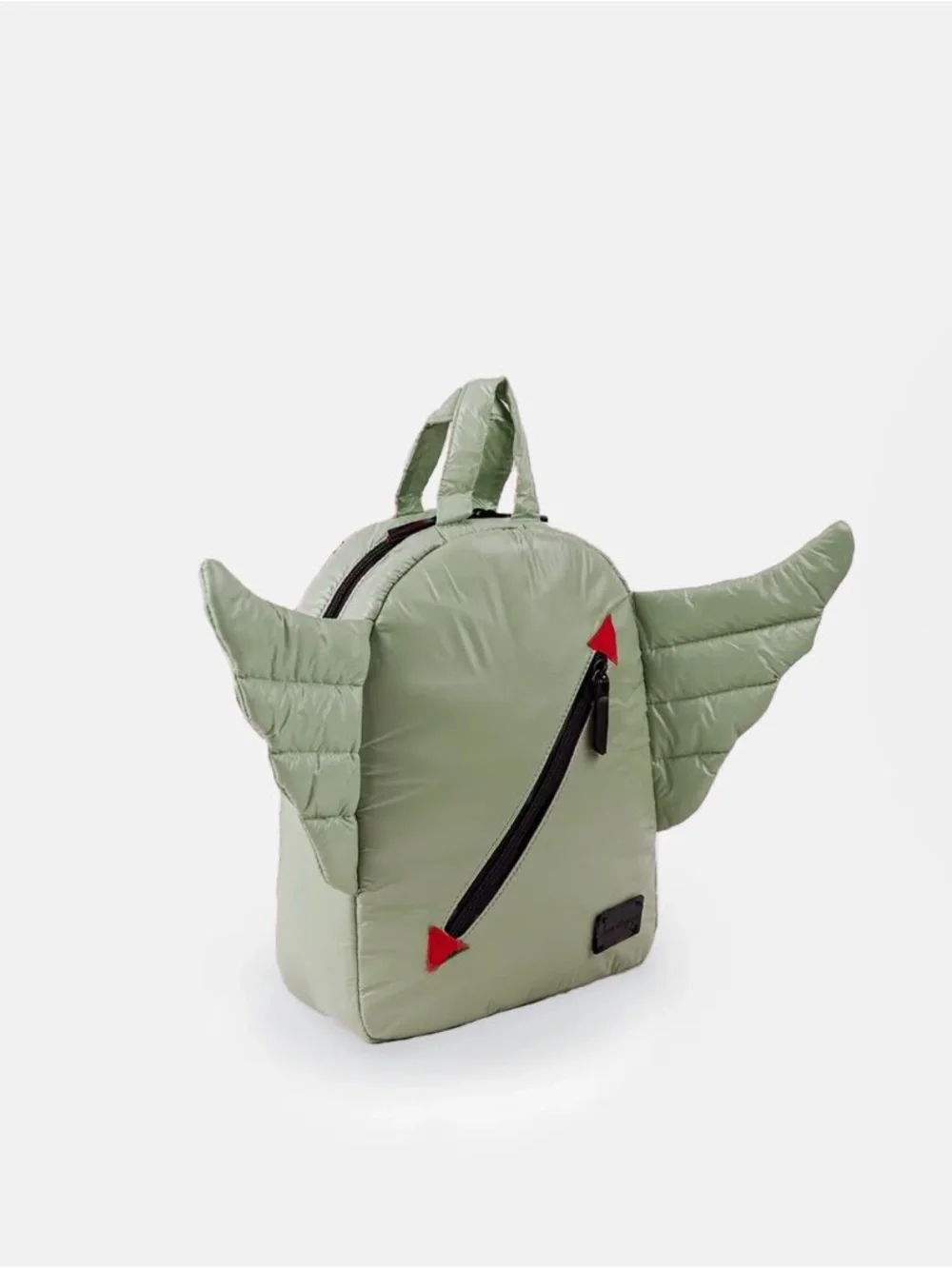7 AM Enfant Wing Quilted Backpack in Sage Green NWT